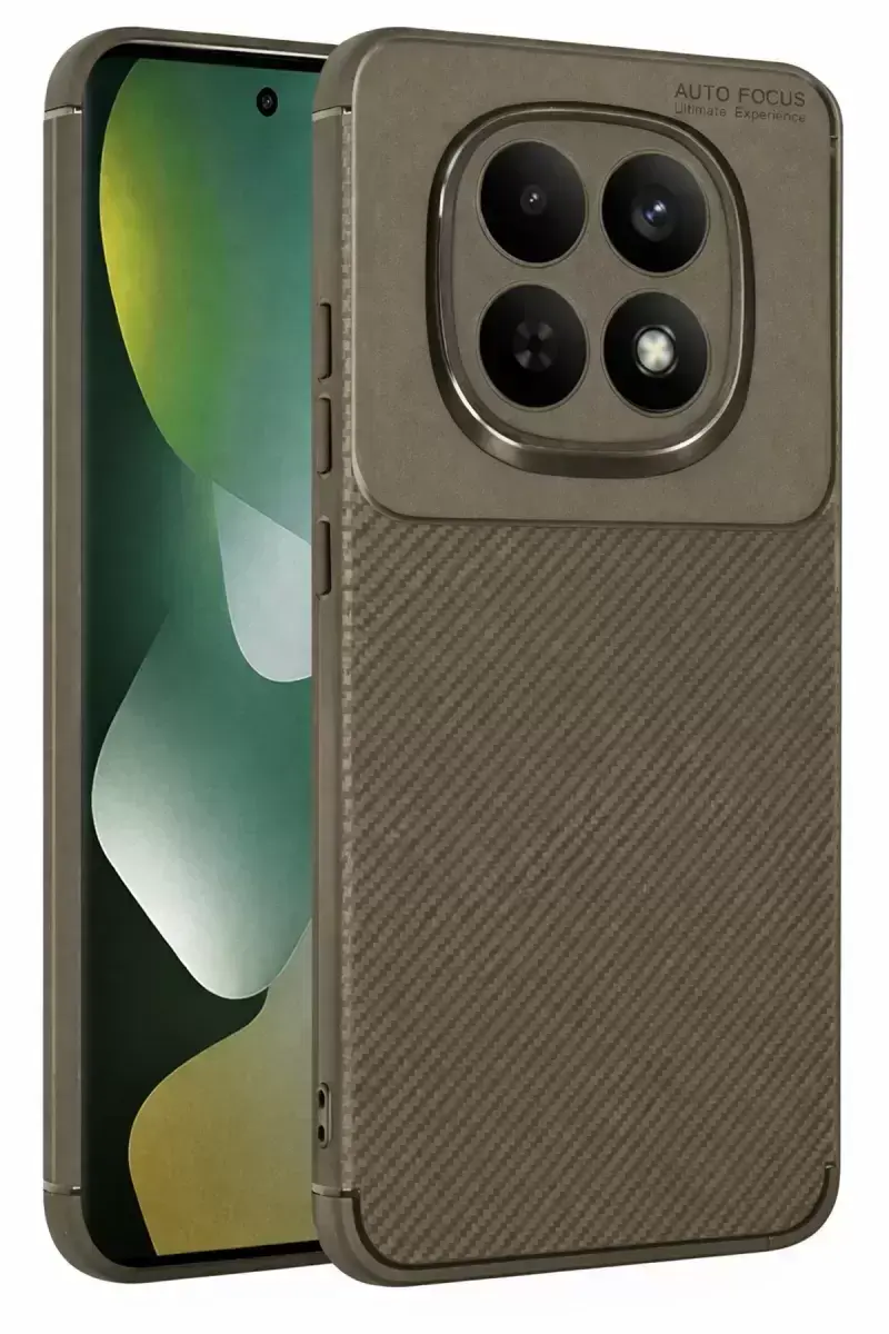 Newface Xiaomi Redmi Note 15 Pro 4g Auto Focus Karbon Kapak - Kahverengi