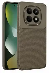 Newface Xiaomi Redmi Note 15 Pro 4g Auto Focus Karbon Kapak - Kahverengi
