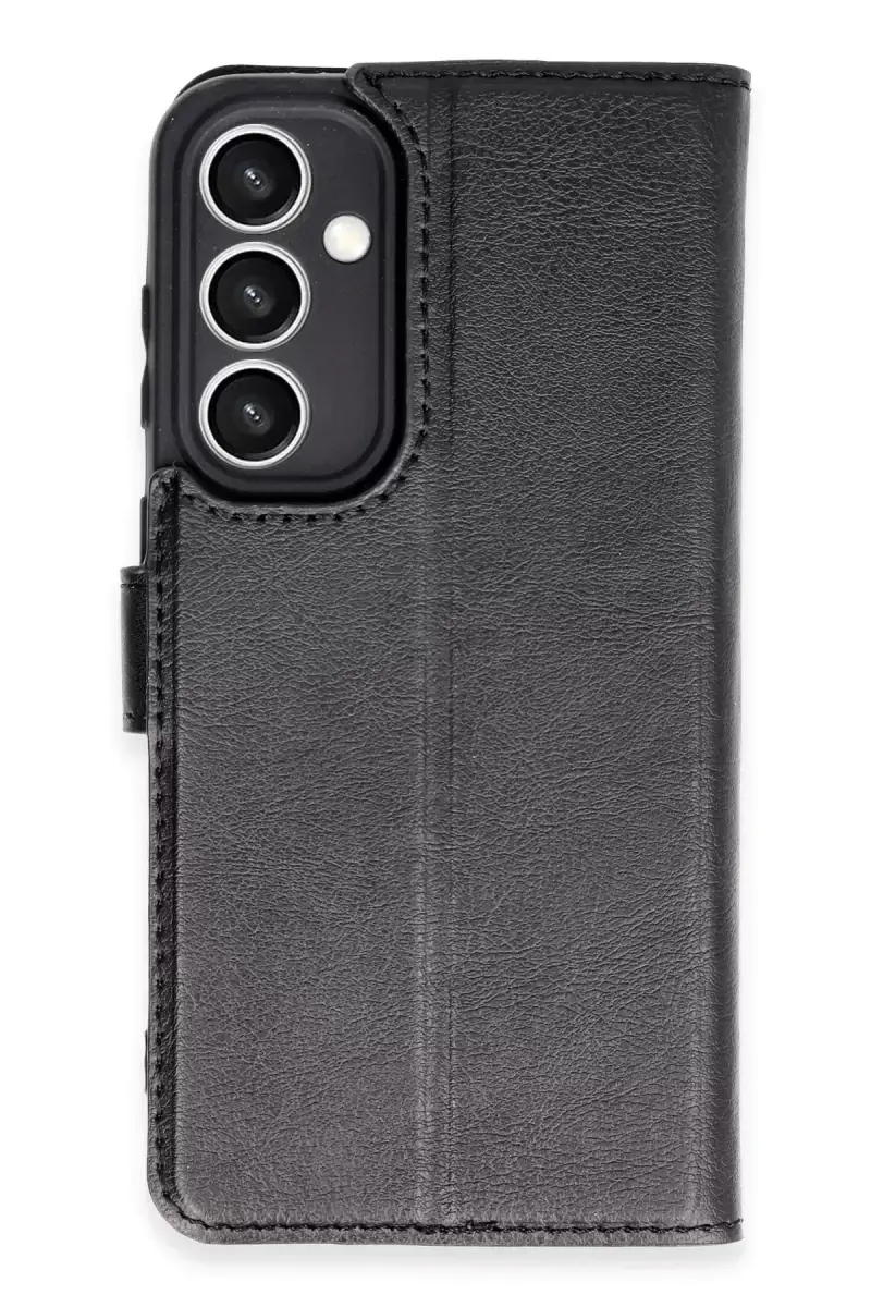 Newface Samsung Galaxy S23 Fe Kılıf Trend S Plus Kapaklı Kılıf - Siyah