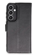 Newface Samsung Galaxy S23 Fe Kılıf Trend S Plus Kapaklı Kılıf - Siyah
