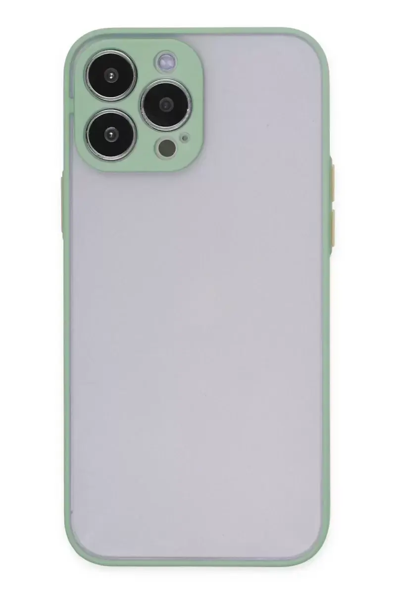 Newface Apple İphone 15 Pro Kılıf Montreal Silikon Kapak - Turkuaz