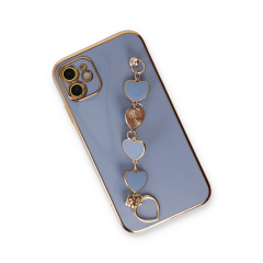 İphone 12 Kılıf Esila Silikon - Gri
