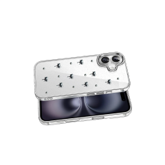 İphone 16 Fiyonk Desenli Kapak - Desen 1