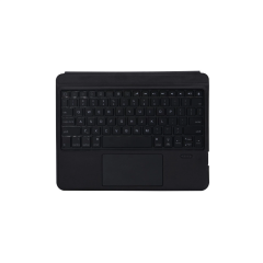 T5209d İpad Pro 12.9 (2021) Kılıf İnter Ledli Klavyeli Tablet Kılıfı - Siyah