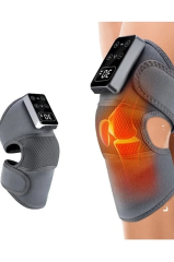 2 Adet Şarjlı Isıtmalı Diz Masaj Aleti – Titreşimli Fizyoterapi Dizlik | Diz Omuz Kol Bacak