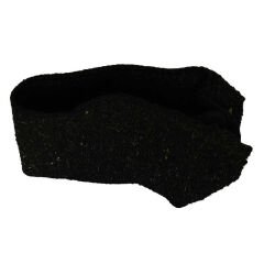 Doğal Keçi Kılı İpli Sırt ve Vücut Kesesi Siyah 52x18