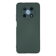 Huawei Nova Y90 Kılıf Nano İçi Kadife Silikon - Koyu Yeşil