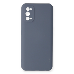 Realme 7 Pro Kılıf Nano İçi Kadife Silikon - Gri