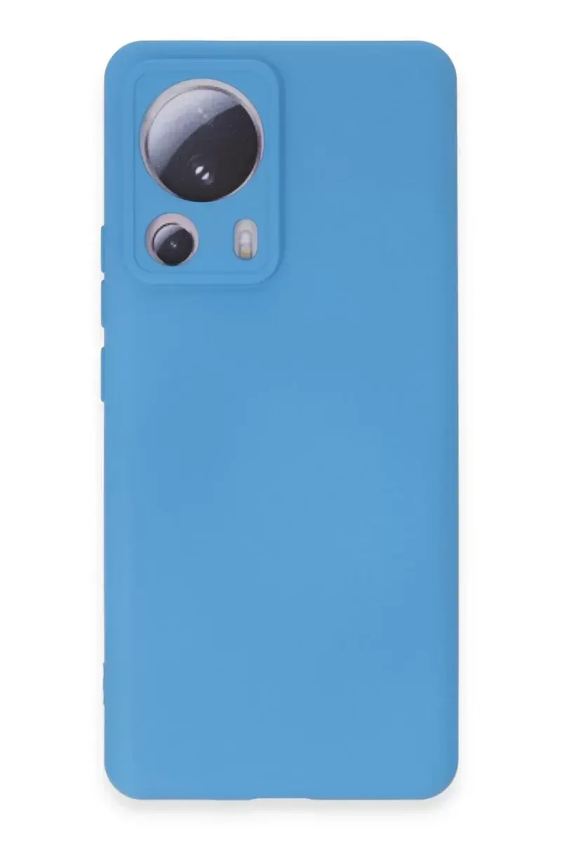 Newface Xiaomi Mi 13 Lite Kılıf Nano İçi Kadife Silikon - Mavi
