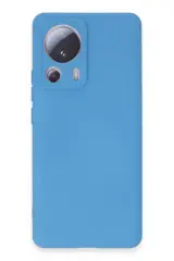 Newface Xiaomi Mi 13 Lite Kılıf Nano İçi Kadife Silikon - Mavi