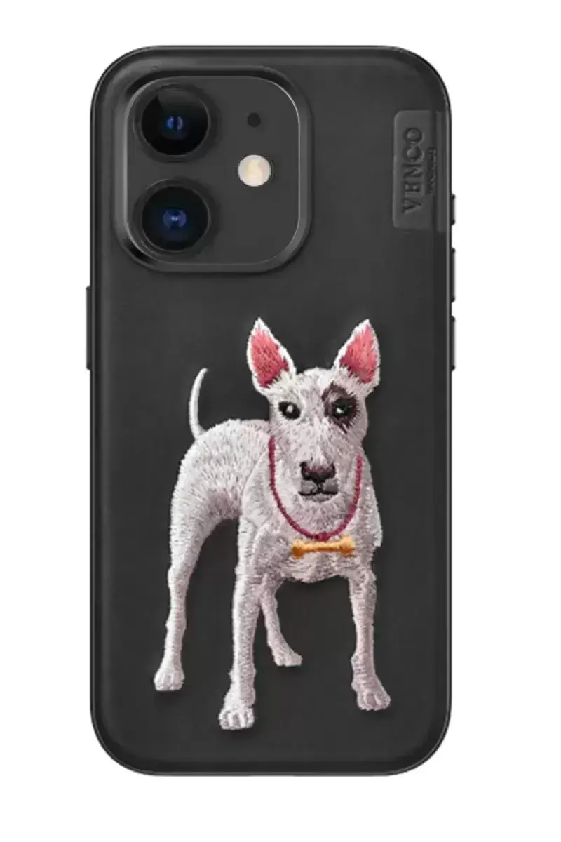 Venco İphone 11 Perma Desenli Kapak - Siyah