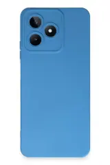 Newface Realme C53 Kılıf Nano İçi Kadife Silikon - Mavi