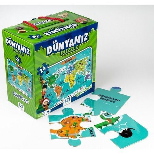 CA Games 5025 Dünyamız 24 Parça Puzzle 50x70 Cm
