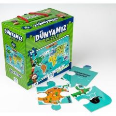 CA Games 5025 Dünyamız 24 Parça Puzzle 50x70 Cm
