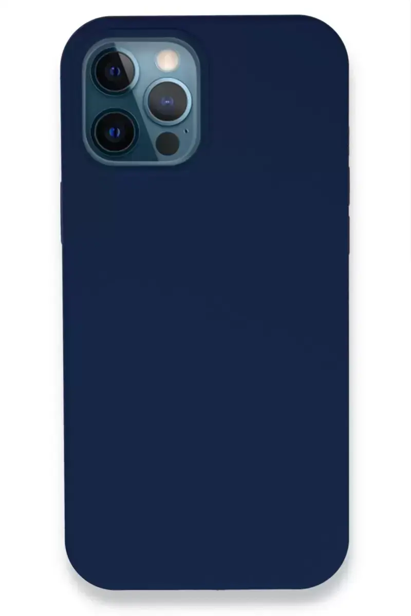 Newface İphone 12 Pro Kılıf Lansman Legant Silikon - Lacivert