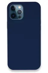 Newface İphone 12 Pro Kılıf Lansman Legant Silikon - Lacivert