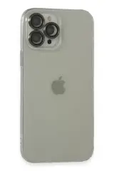 Newface Apple İphone 13 Pro Max Kılıf Luko Lens Silikon - Yeşil