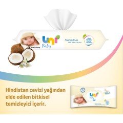 Uni Baby Sensitive Islak Havlu Mendil 12 li Mega Paket