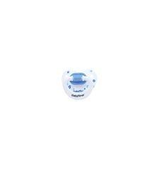 BabyTime BT122 Silikon Damaklı Mat Gövdeli Desenli Emzik No 1 - Mavi