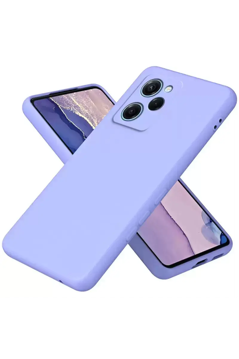 Newface Xiaomi Poco X5 Pro 5g Nano İçi Kadife Silikon - Lila