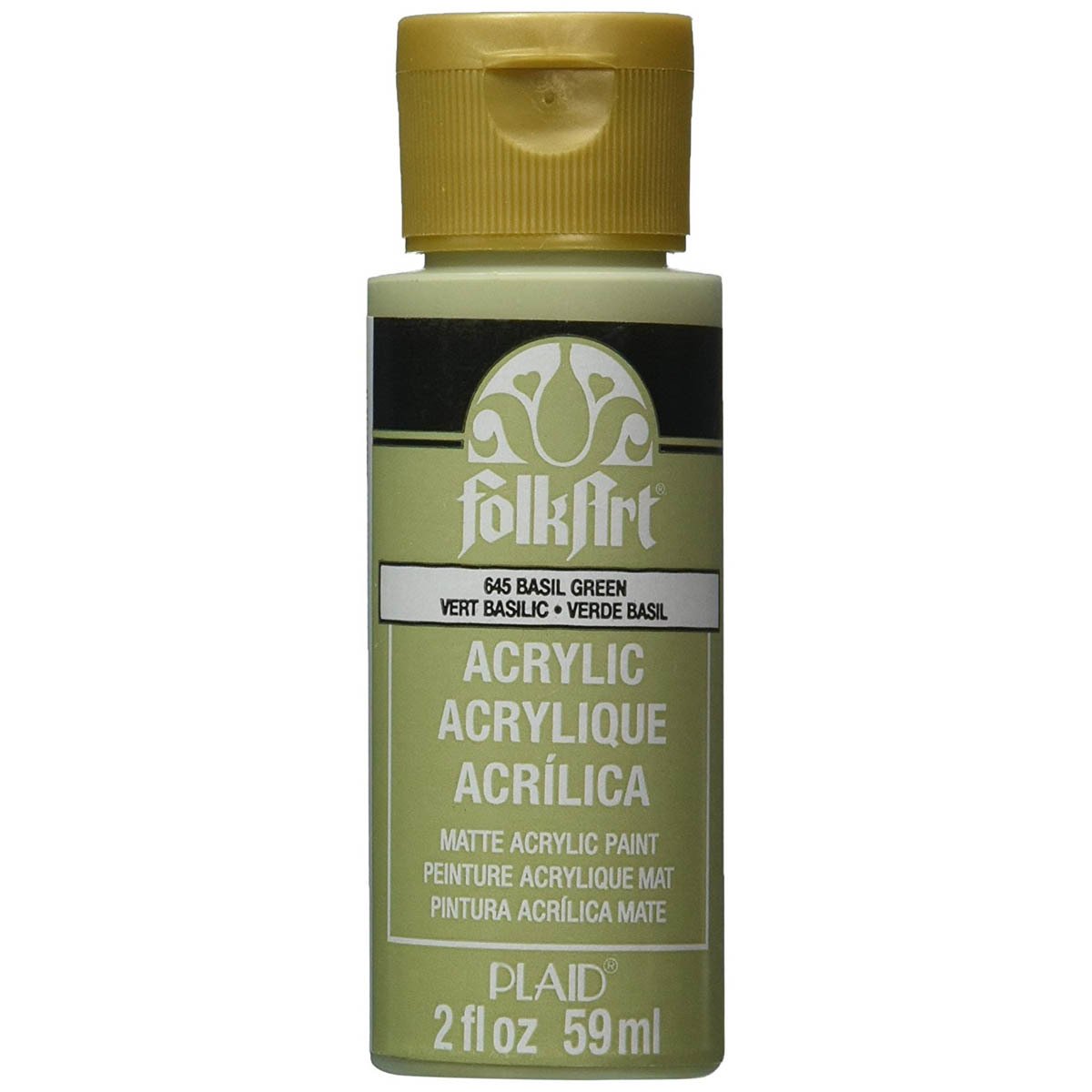 Folkart Akrilik Boya 59 ml - 645 Basil Green