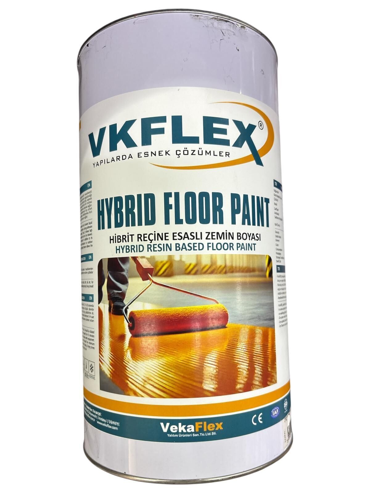 Vkflex Hybrid Floor Zemin Boyası 5 Kg  Beyaz