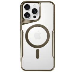 İphone 16 Pro Kılıf Boyi Magsafe Silikon Kapak - Desert