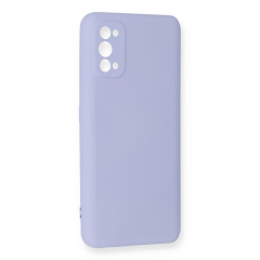 Realme 7 Pro Kılıf Nano İçi Kadife Silikon - Lila