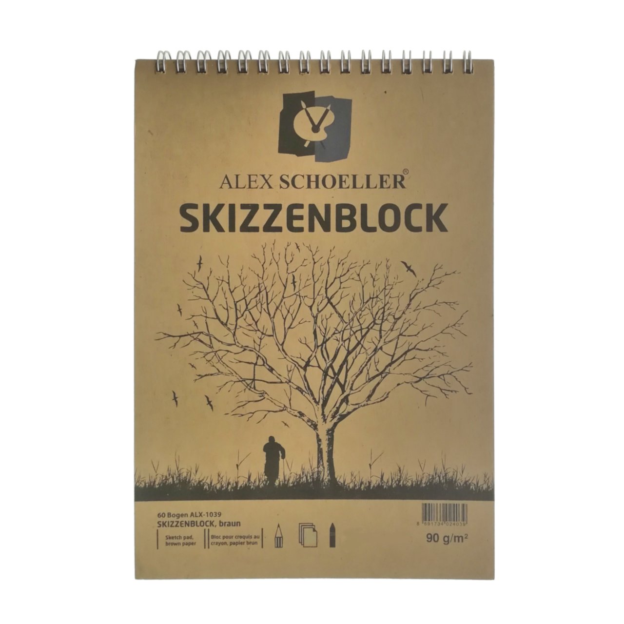 Skizzenblock Kraft Eskiz Defteri 30 Yaprak 90gr 25x35cm