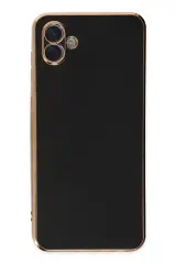 Newface Samsung Galaxy A04e Kılıf Volet Silikon - Siyah