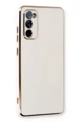 Newface Samsung Galaxy S20 Fe Kılıf Volet Silikon - Beyaz