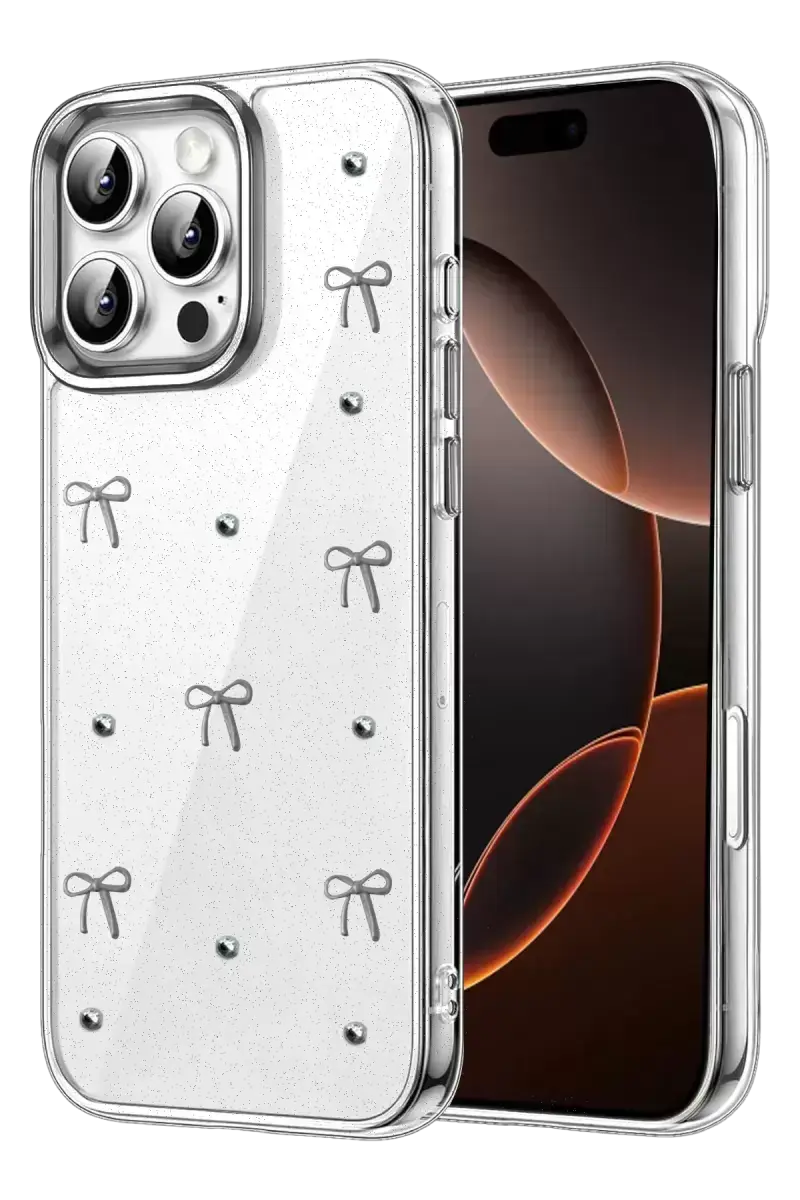 Newface Apple İphone 16 Pro Max Fiyonk Desenli Kapak - Desen 5
