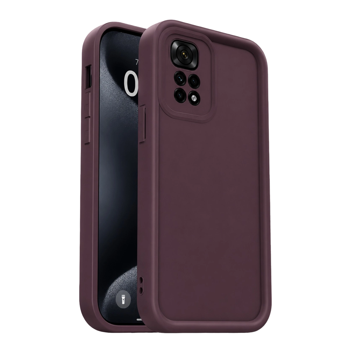 Xiaomi Redmi 10 2022 Kılıf Viera Silikon - Mürdüm
