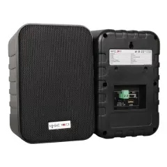 Magicvoice F-lhy4a 4'' (10 Cm) Hat Trafolu Duvar Tipi Sütun Hoparlör (10w Rms / 150w Peak - Mp3 Usb Uyumlu) Çiftli Takım Set - Siyah