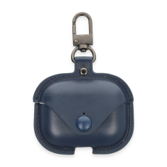 Airpods Pro 2 (2.nesil) Çanta Deri Kılıf - Lacivert