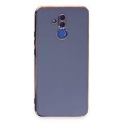 Huawei Mate 20 Lite Kılıf Volet Silikon - Mavi