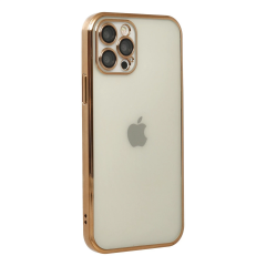 İphone 12 Pro Kılıf Razer Lensli Silikon - Gold