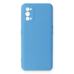 Realme 7 Pro Kılıf Nano İçi Kadife Silikon - Mavi