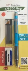 SH-300 Grip 0,5 mm Versatil Kalem Seti Siyah