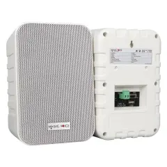 Magicvoice F-lhy4a 4'' (10 Cm) Hat Trafolu Duvar Tipi Sütun Hoparlör (10w Rms / 150w Peak - Mp3 Usb Uyumlu) Çiftli Takım Set - Beyaz