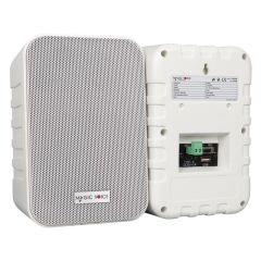 Magicvoice F-lhy4a 4'' (10 Cm) Hat Trafolu Duvar Tipi Sütun Hoparlör (10w Rms / 150w Peak - Mp3 Usb Uyumlu) Çiftli Takım Set - Beyaz