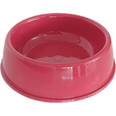 Karamel Pet Plastik Köpek Mama Su Kabı 500 ml Kırmızı