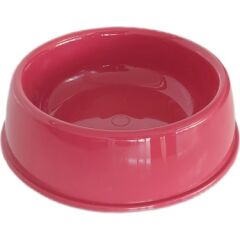 Karamel Pet Plastik Köpek Mama Su Kabı 500 ml Kırmızı