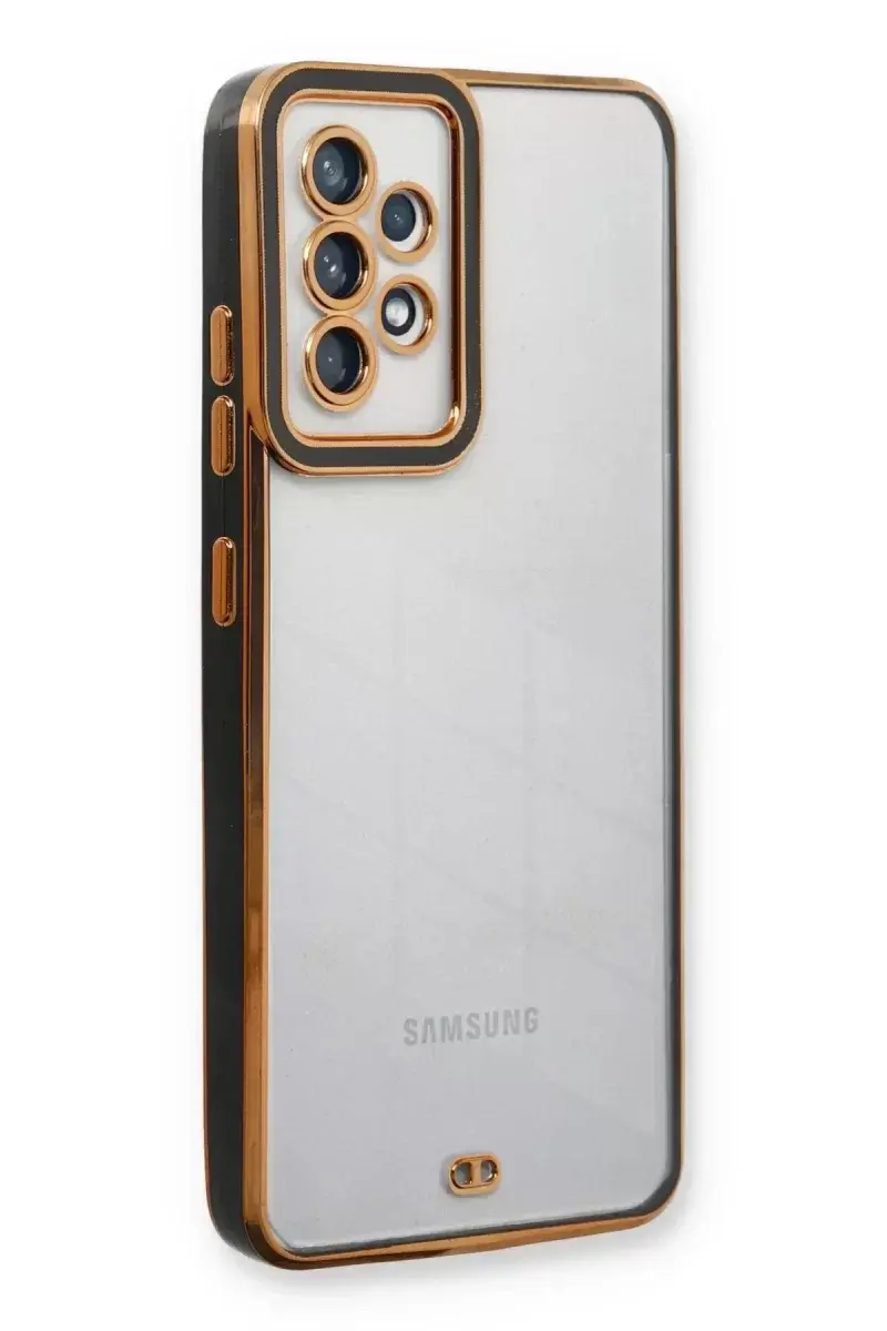 Newface Samsung Galaxy A53 5g Kılıf Liva Lens Silikon - Siyah