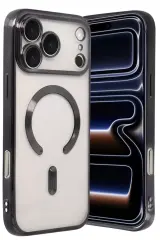 Newface Apple İphone 17 Pro Max Kross Magneticsafe Kapak - Siyah