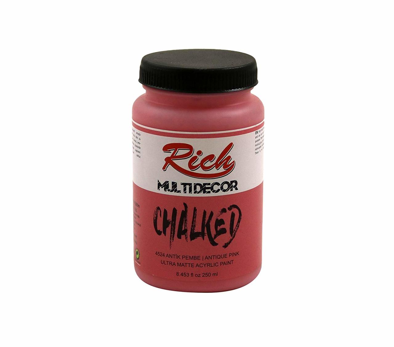 Multidecor Chalked Akrilik Boya - 250cc - Antik Pembe - N.4524