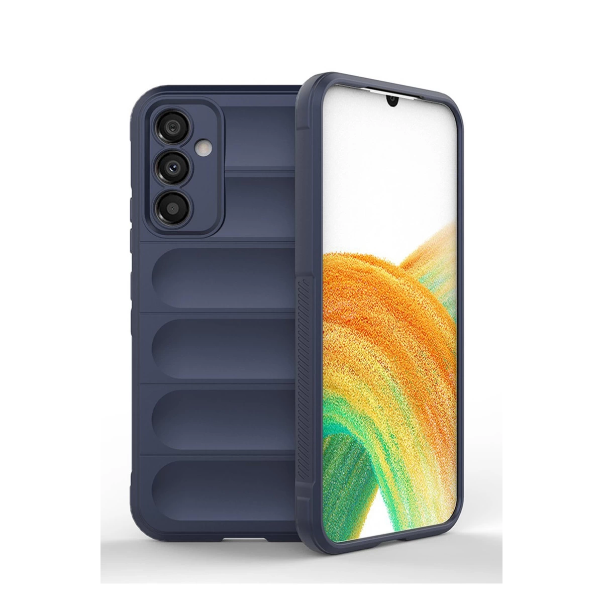Samsung Galaxy A05s Kılıf Optimum Silikon - Lacivert