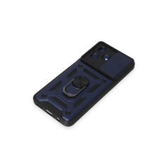 Realme C53 Kılıf Pars Lens Yüzüklü Silikon - Lacivert