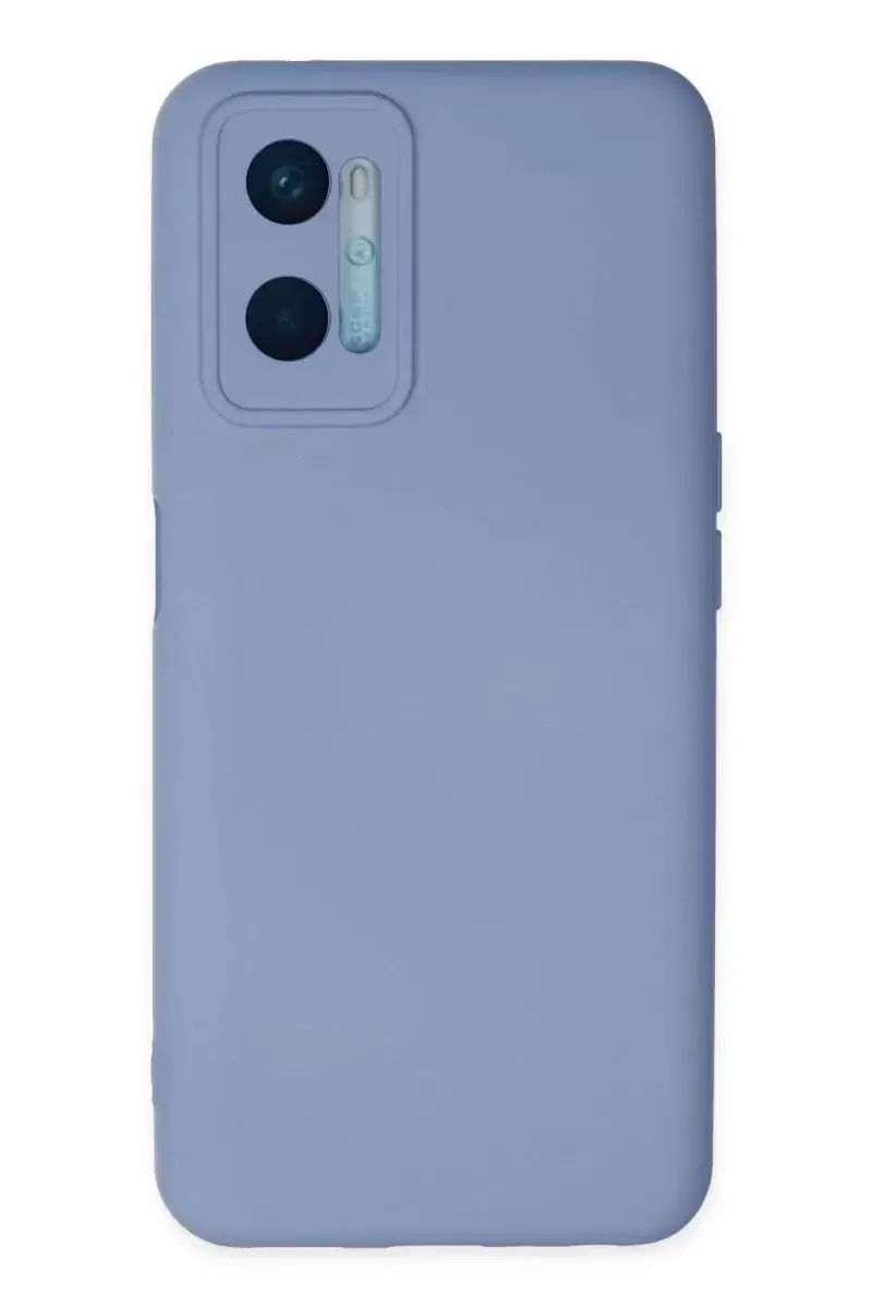 Newface Oppo A96 Kılıf Nano İçi Kadife Silikon - Lila