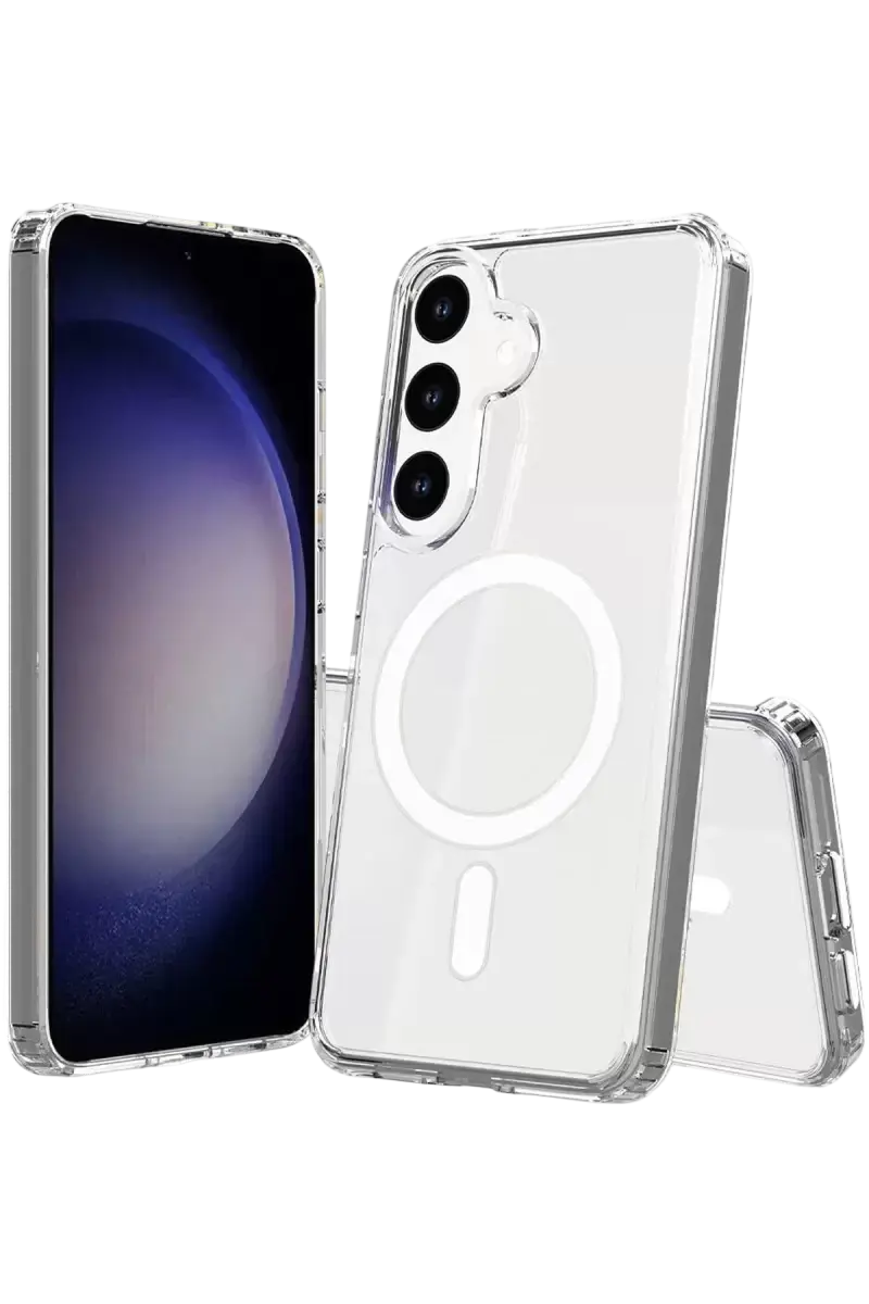 Newface Samsung Galaxy S26 Plus Magneticsafe Şeffaf Silikon - Şeffaf
